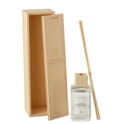 Diffuseur carré en paraffine transparent 9.8x8.6x37 cm