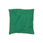 Cojín hojas en algodón/lino/poliéster verde 45x45x15 cm Cojín hojas en algodón/lino/poliéster verde 45x45x15 cm