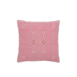 CUSHION DIAM+ARRO COTT PINK