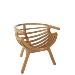 CHAISE CRABE TECK NATUREL