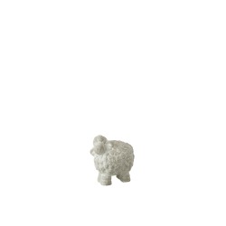 Oveja de cemento gris 9.5x6x10 cm