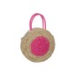 Sac rond fleur en roseau naturel 40x7x40 cm Sac rond fleur en roseau naturel 40x7x40 cm