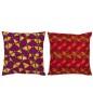 Cuscino con motivi geometrici in tessuto multicolore 45x45x15 cm (venduto in confezione da 2) Cuscino con motivi geometrici in tessuto multicolore 45x45x15 cm (venduto in confezione da 2)