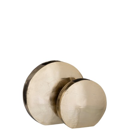 VASE ROND ALUMINIUM OR LARGE