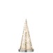 LAMPE LED CONE PILE METAL ARGENT SMALL