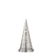 LAMPE LED CONE PILE METAL ARGENT SMALL