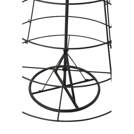 Árbol de 8 niveles en metal negro 94x188cm
