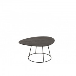 Table d’appoint en bois marron 60x45x30 cm