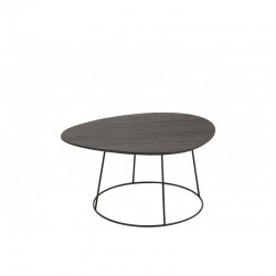 Table d’appoint en bois marron 58.5x54.5x35 cm