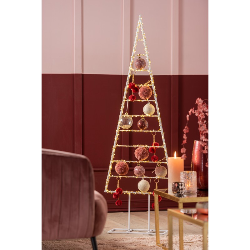 ARBRE DECORATIF METAL BLANC