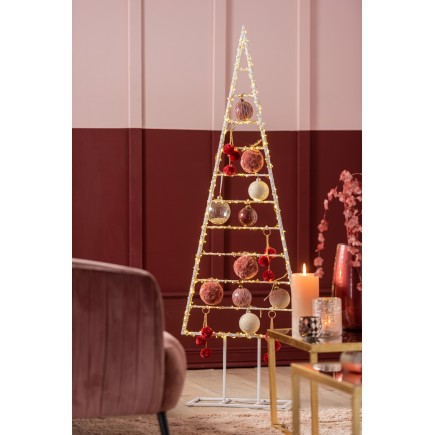 ARBRE DECORATIF METAL BLANC