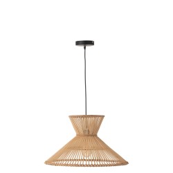 SUSPENSION LUMINAIRE A COUCHE BAMBOO NATUREL SMALL