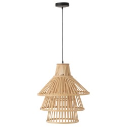Abat-jour en bois naturel 42x42x170 cm