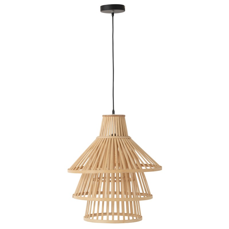 Pantalla de madera natural 42x42x170 cm