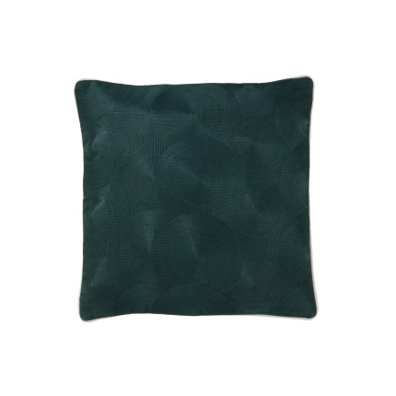 Cuscino quadrato in tessuto verde 45x45x10 cm