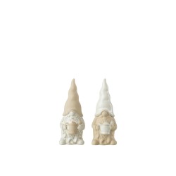 Lutin arrosoir en porcelaine multicolore 5.5x5.5x15 cm