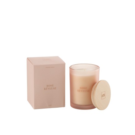 BOUGIE SENT ROSE RÊVEUSE-45H