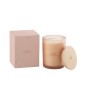 Vela perfumada «Rosa Soñadora» 52h en parafina blanca 10.5x10.5x14 cm