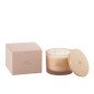 Bougie senteur «Rose Rêveuse» 28h en paraffine blanche 11.5x1.5x10 cm