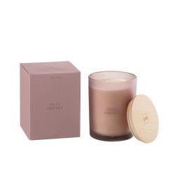 Vela perfumada «Higo Frívolo» 52h en parafina blanca 10.5x10.5x14 cm