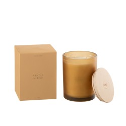 BOUGIE SENT SANTAL SATINÉ-70H
