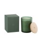 Vela perfumada «Bosque Helado» 52h en parafina blanca 10.5x10.5x14 cm