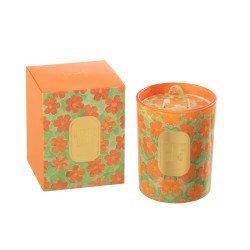 Vela perfumada "Flores de Naranjo" 70h portavelas de vidrio