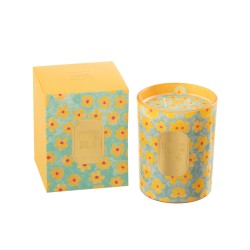 SC CANDLE FLOWERS AZU/YE L-70H