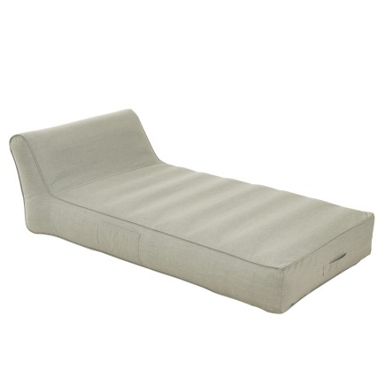 Matelas Hélène en polypropylène gris 160x82x50 cm