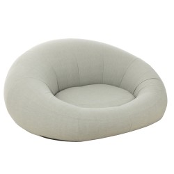 Matelas donut en plastique gris 150x175x75 cm