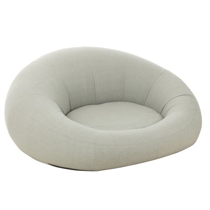 Matelas donut en plastique gris 150x175x75 cm