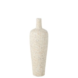 VASE LAUWRA CIMENT BLANC M