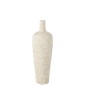 Vase en céramique blanche 30x30x80 cm