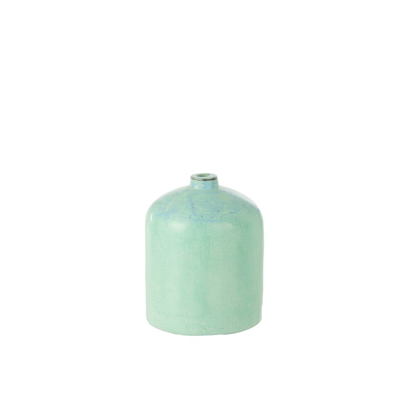 VASE LEONARD TERRA BLEU L