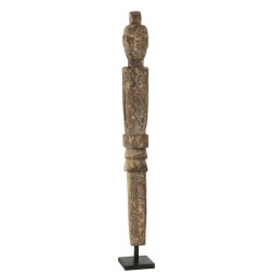 STATUE LAUWRA BOIS NAT L