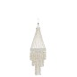 Suspension en coquillage blanc 20x20x70 cm Suspension en coquillage blanc 20x20x70 cm