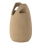 Vaso con manico in ceramica beige 23x23x40 cm Vaso con manico in ceramica beige 23x23x40 cm