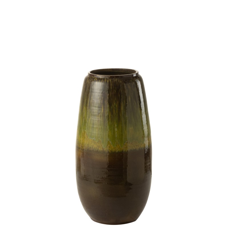 Cache-pot en céramique olive 38x38x36 cm Cache-pot en céramique olive 38x38x36 cm