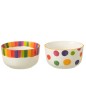 Bol de porcelana multicolor 19.5x19.5x10.5 cm Bol de porcelana multicolor 19.5x19.5x10.5 cm