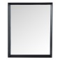 miroir rect mdf/verre noir