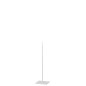 Espeto de metal branco 14x14x34 cm Espeto de metal branco 14x14x34 cm