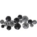 DECORATION MURALE CERCLES GRILLAGE METAL ANTIQUE NOIR DECORATION MURALE CERCLES GRILLAGE METAL ANTIQUE NOIR