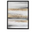 PEINTURE LIGNES PS NOIR / BLANC / OR 126 cm