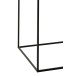 Set de 2 tables gigognes en aluminium noir 40x40x120.5 cm Set de 2 tables gigognes en aluminium noir 40x40x120.5 cm