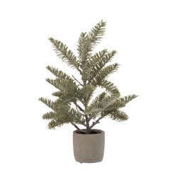 Branche de sapin décoratif en plastique vert 25x25x39 cm