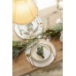 Set de 2 sapins de Noël décoratif en bois blanc 9x9x27 cm Set de 2 sapins de Noël décoratif en bois blanc 9x9x27 cm