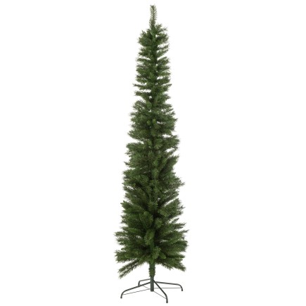 Sapin de Noël artificiel en plastique vert 46.5x46.5x240 cm