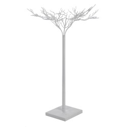 Árbol de metal blanco de 140x140x180 cm