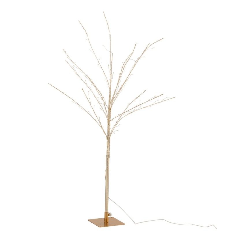 Arbre dénudé en métal or 51x51x99 cm