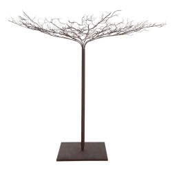 ARBRE METAL COULEUR ROUILLE EXTRA LARGE 280X280X250CM